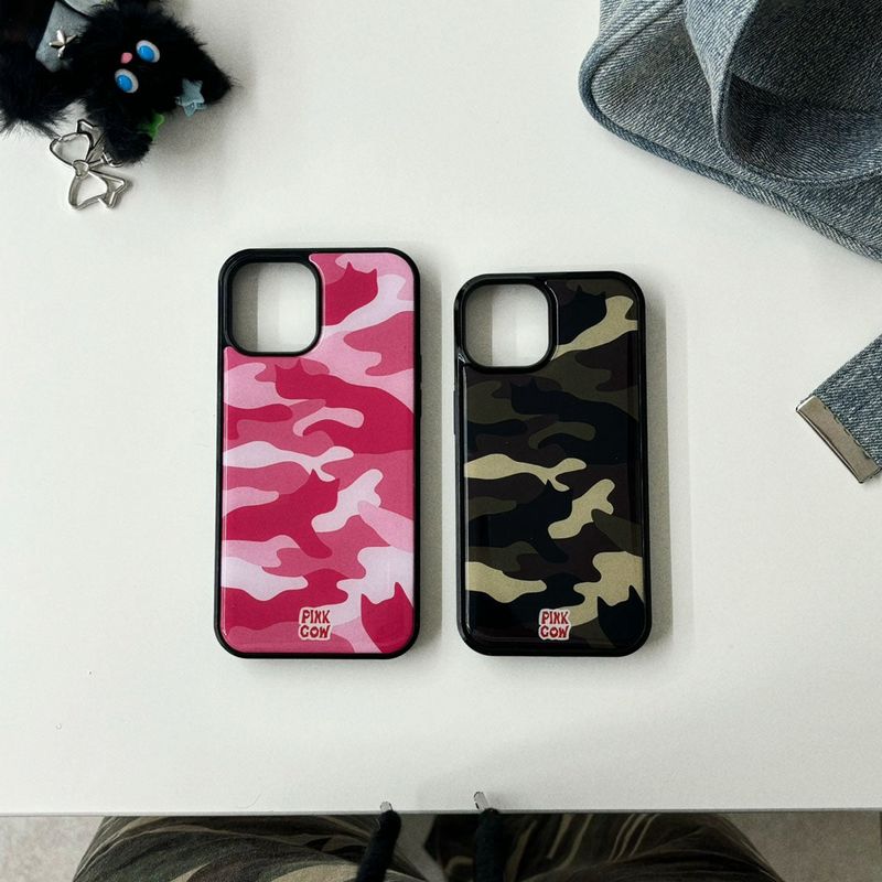 【MADE】 CAT camo phonecase (pink)