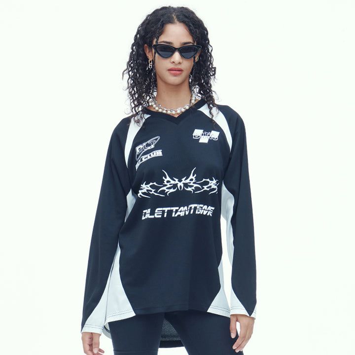 DILETTANTISME(ディレッタンティズム)の「スポーツフットボールジャージTシャツ(トップス)」
