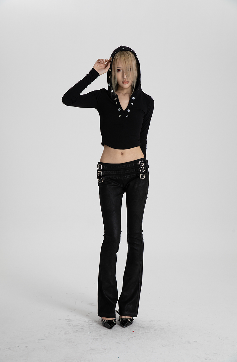 SEXXDEVIL SHELL BUTTON TOP