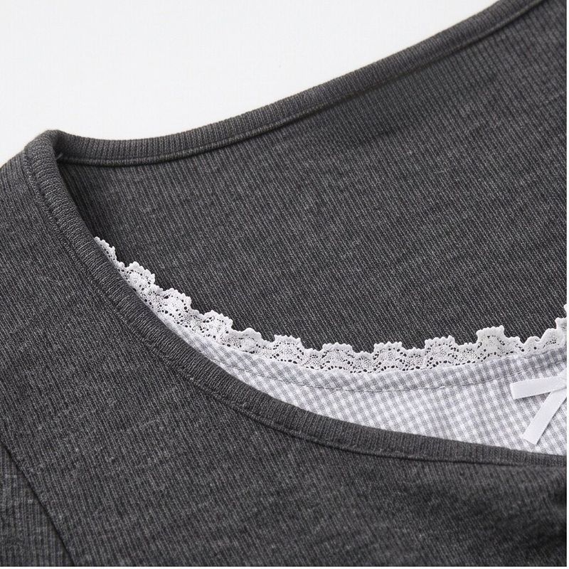 Vivi Check Layered T-shirt