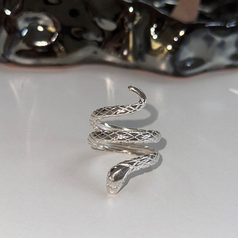[92.5silver] Snake ring