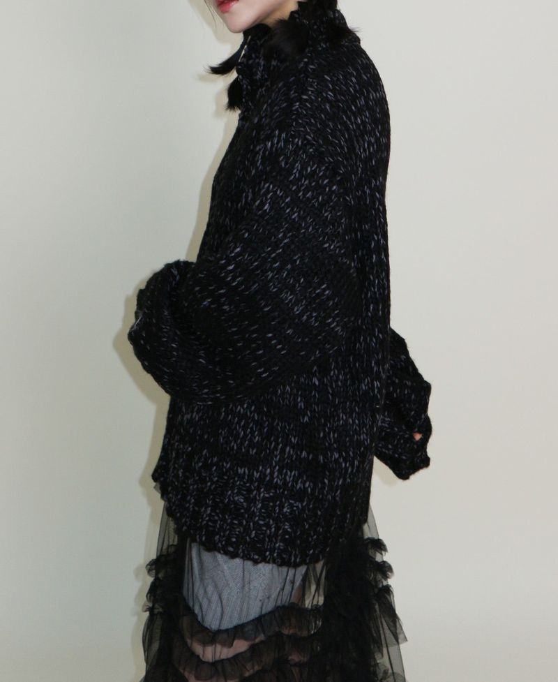 Boehm Boksarthy high neck two-way cardigan (outer)