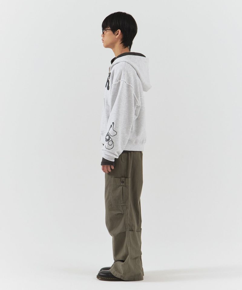 Vintage Washed Cotton Work Pants