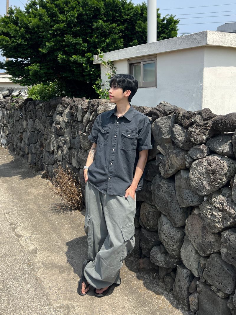 Cold-Washed Cargo Pants (6 Colors)
