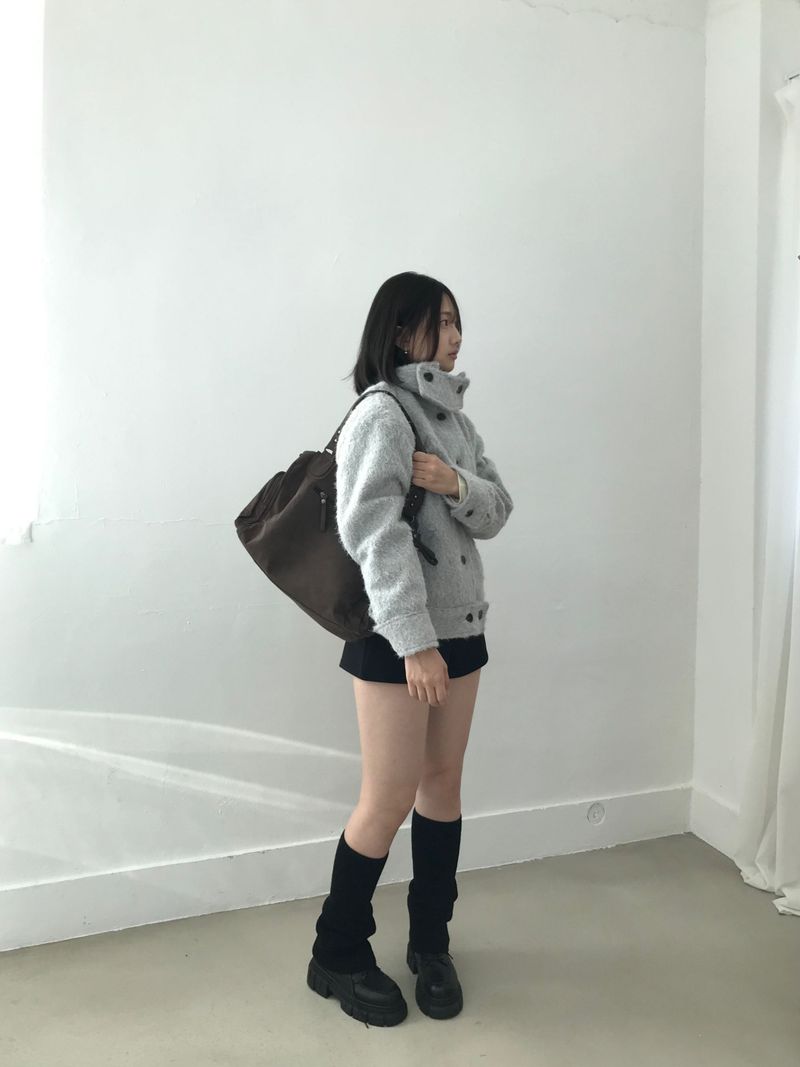 Prim high-neck jacket (2 colors)