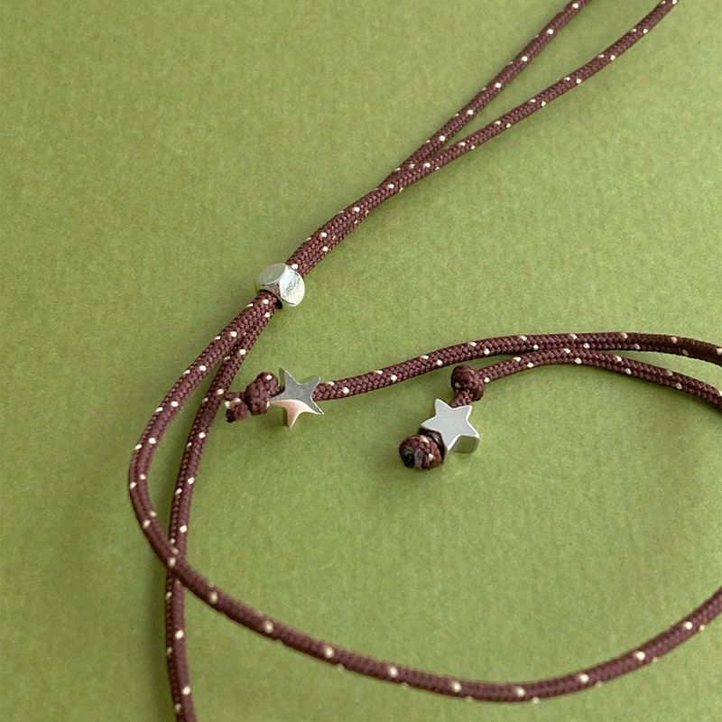 mocha jam star necklace