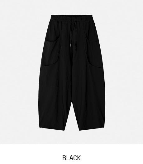Pie Double Pocket Nylon Pants