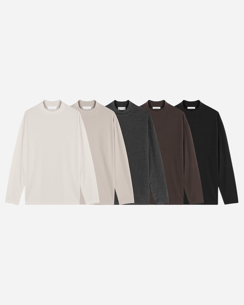 Winter mockneck knit