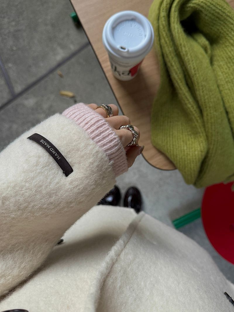 [MADE] KYLIE WOOL ALPACA HANDMADE HALF DOUBLE COAT
