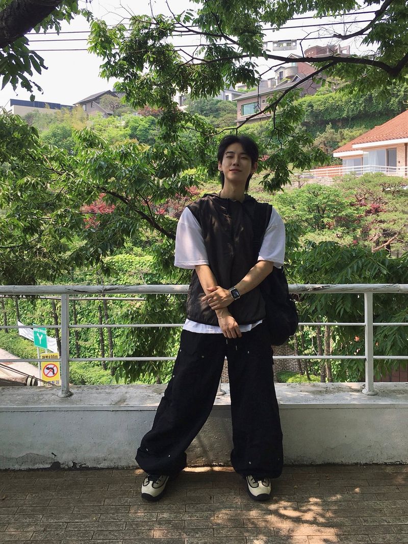 Swan Nylon Carpenter Pants 3C