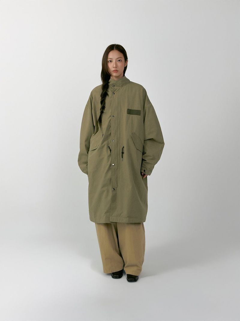 Vintage Safari Puffer Jacket (Khaki)