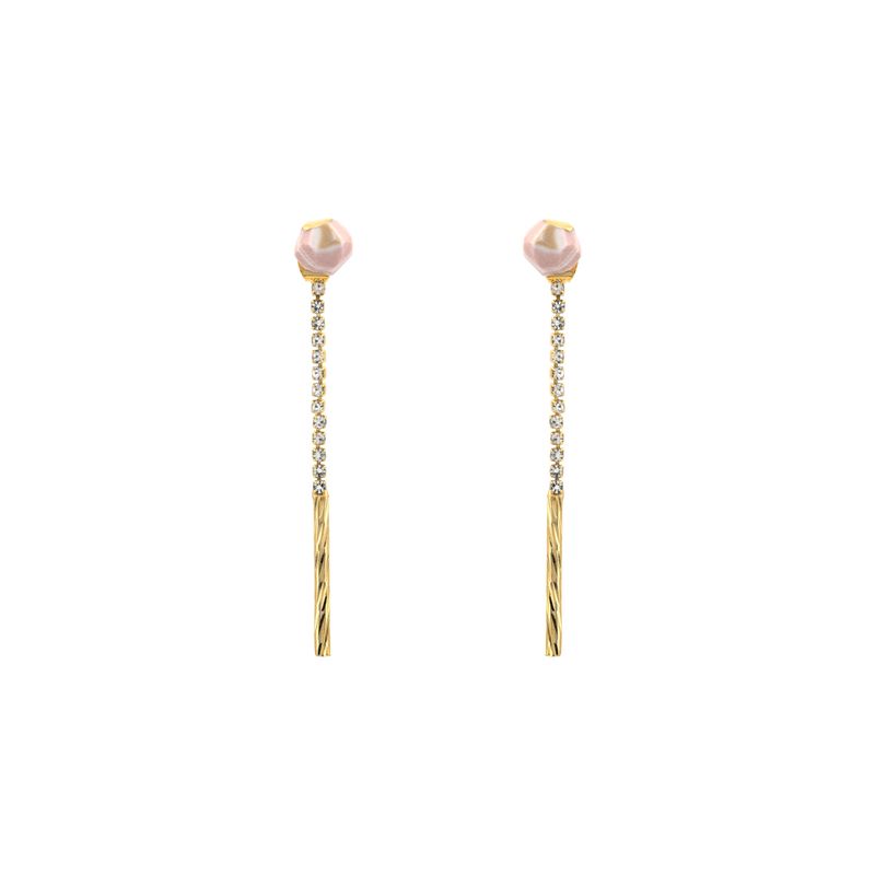 2021 PANTONE stratum drop earring (PB)