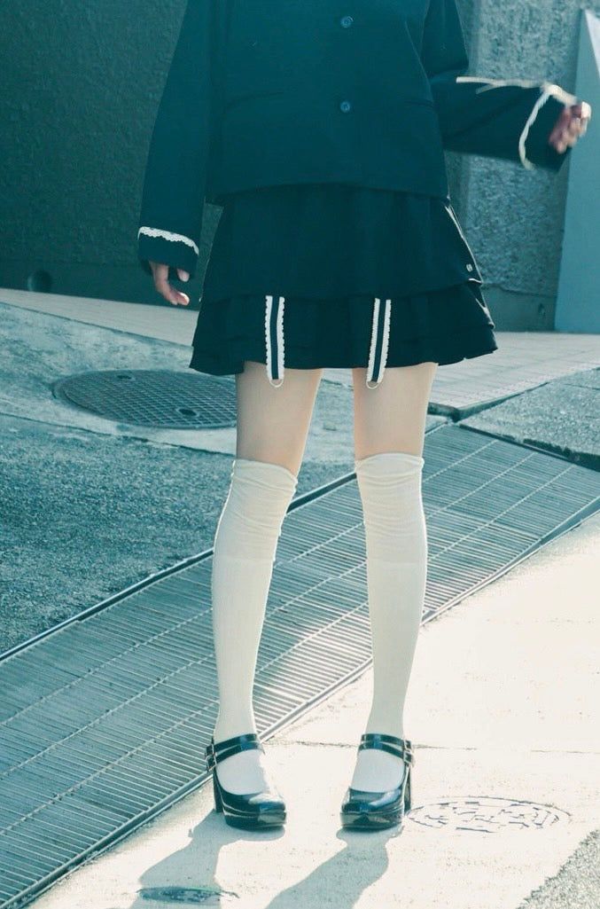 LITALMUTE（リタルミュート）の「gater tiered skirt(black)（Skirts）」