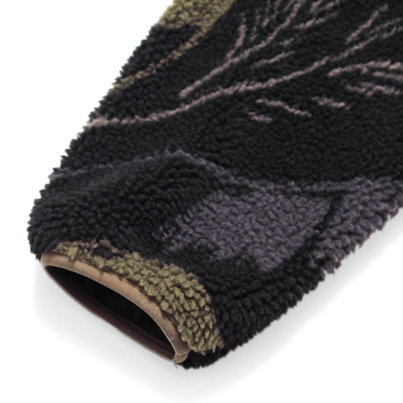 PALM LEAF FLEECE JACKET