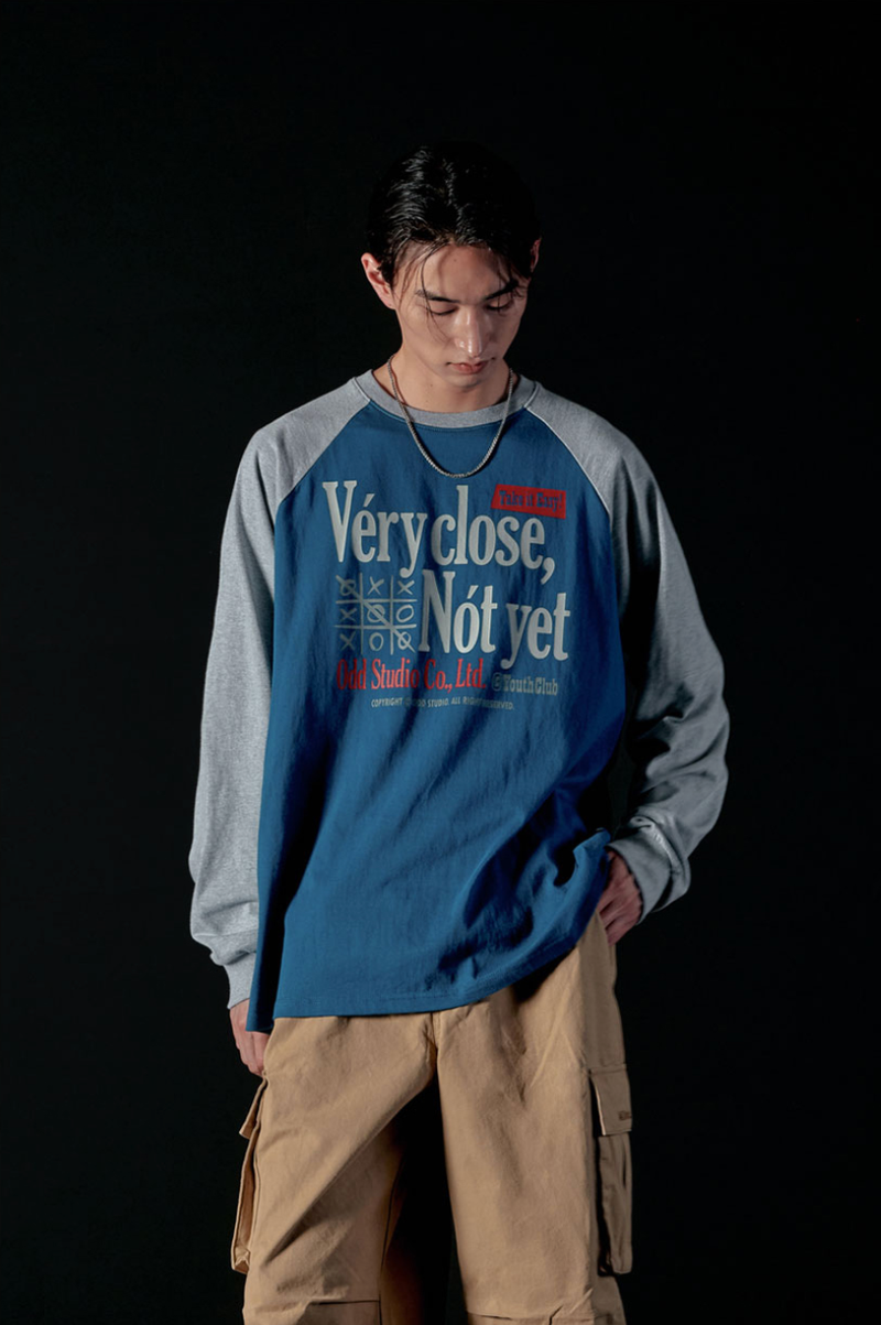 Very Close Raglan Over Fit Long Sleeve
