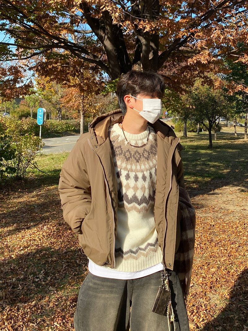 Mohair Nordic knit (4color)
