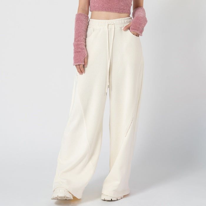 MARTIN VELVET WIDE PANTS_IVORY