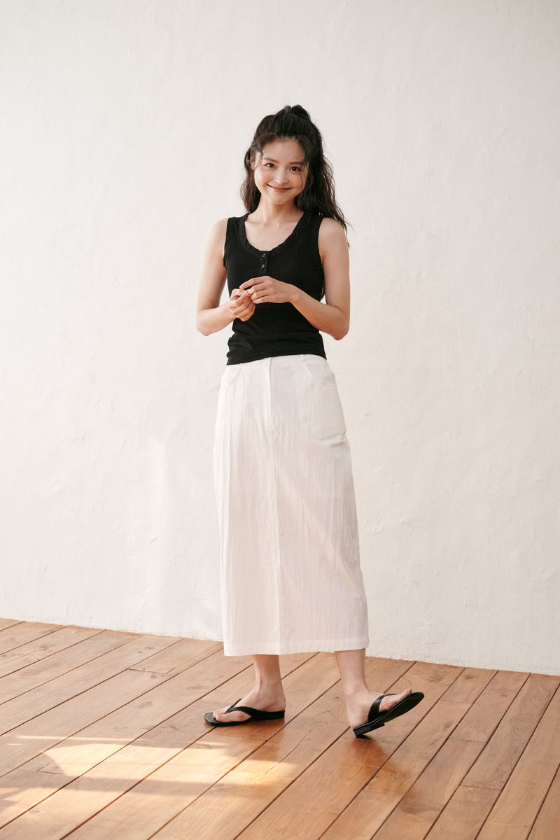 Botton sleeveless (Beige)