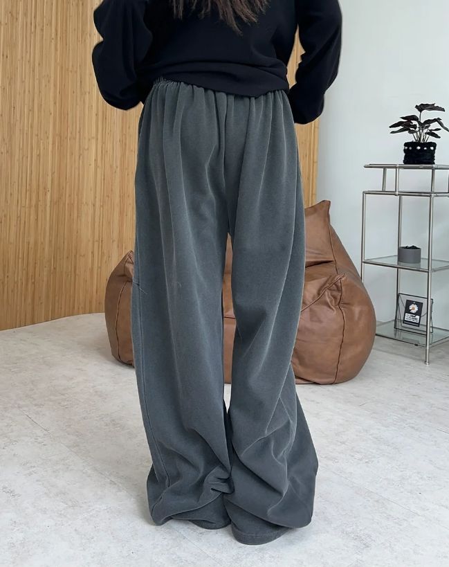 Mars Pigment Cut-out Wide Pants