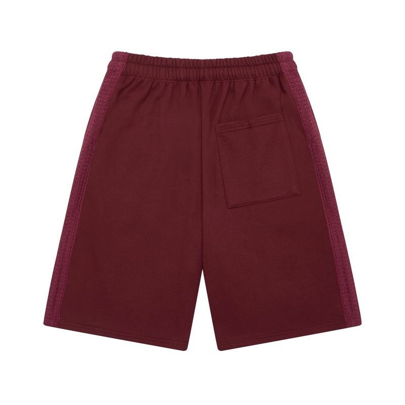 Asel Bermuda Sweat Shorts Burgundy