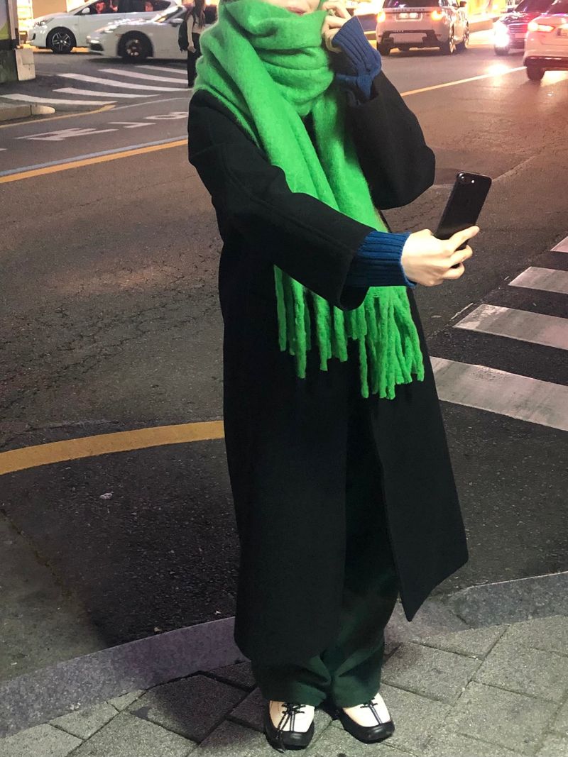Guryane long balmaccan coat