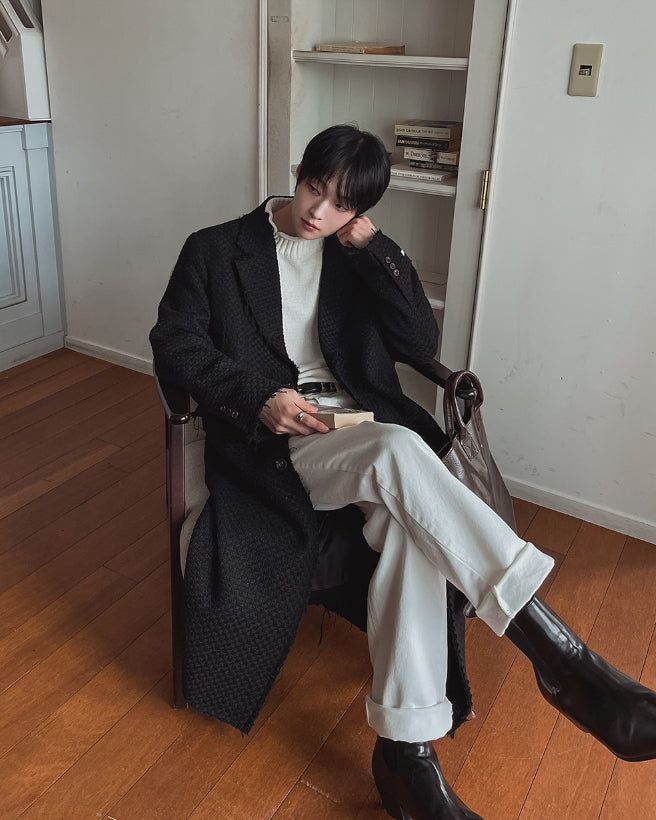 Brood Tweed Dekki Wool Coat