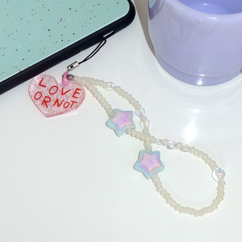 Love or not（ラブオアノット）の「[MADE]Twingkle Love-Mint Green Bead Strap（Toys/Key Holders）」