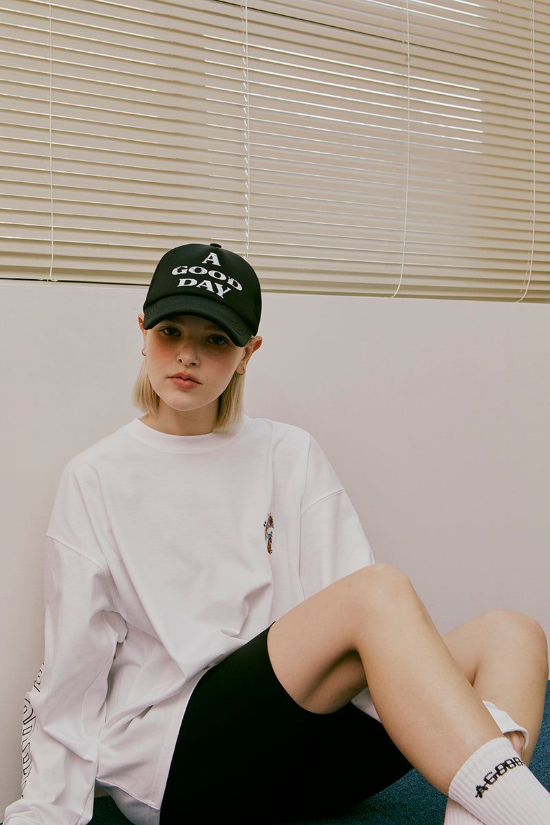 CRACK MESH CAP (black)