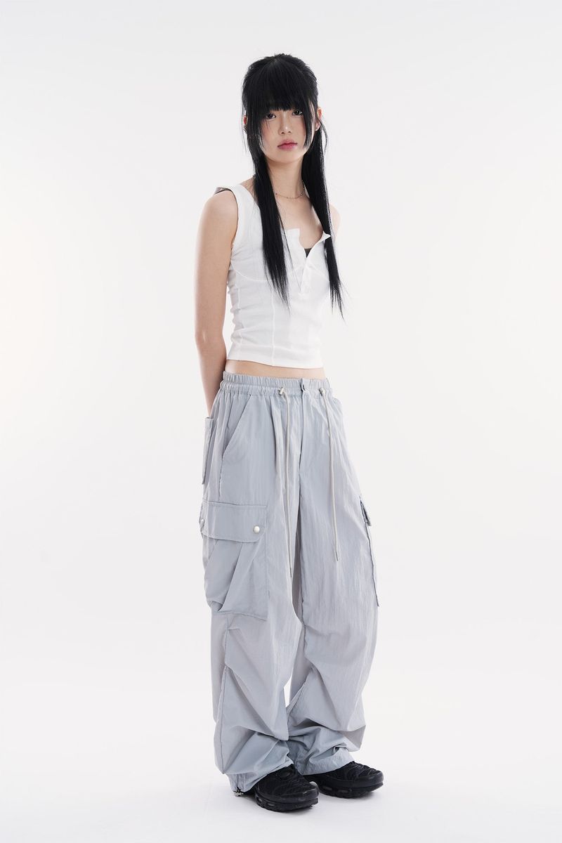 Goodlow nylon banding cargo pants