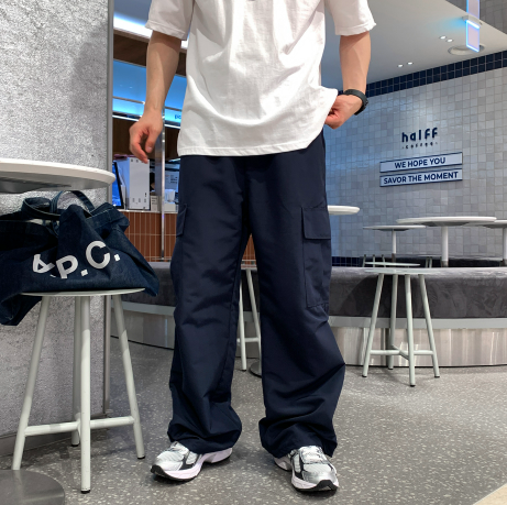 LOOKPLE（ルックプル）の「カイパーカーゴワイドストリングバンディングパンツ（パンツ）」