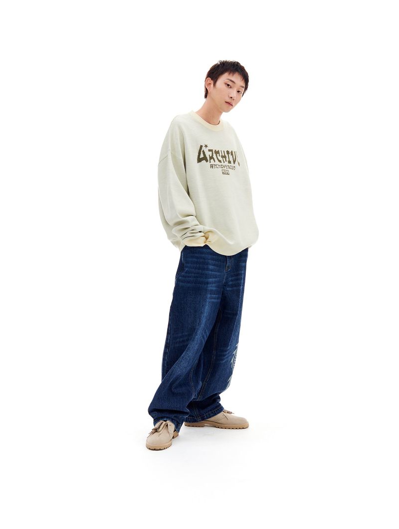 JP LOGO KNIT (CREAM)