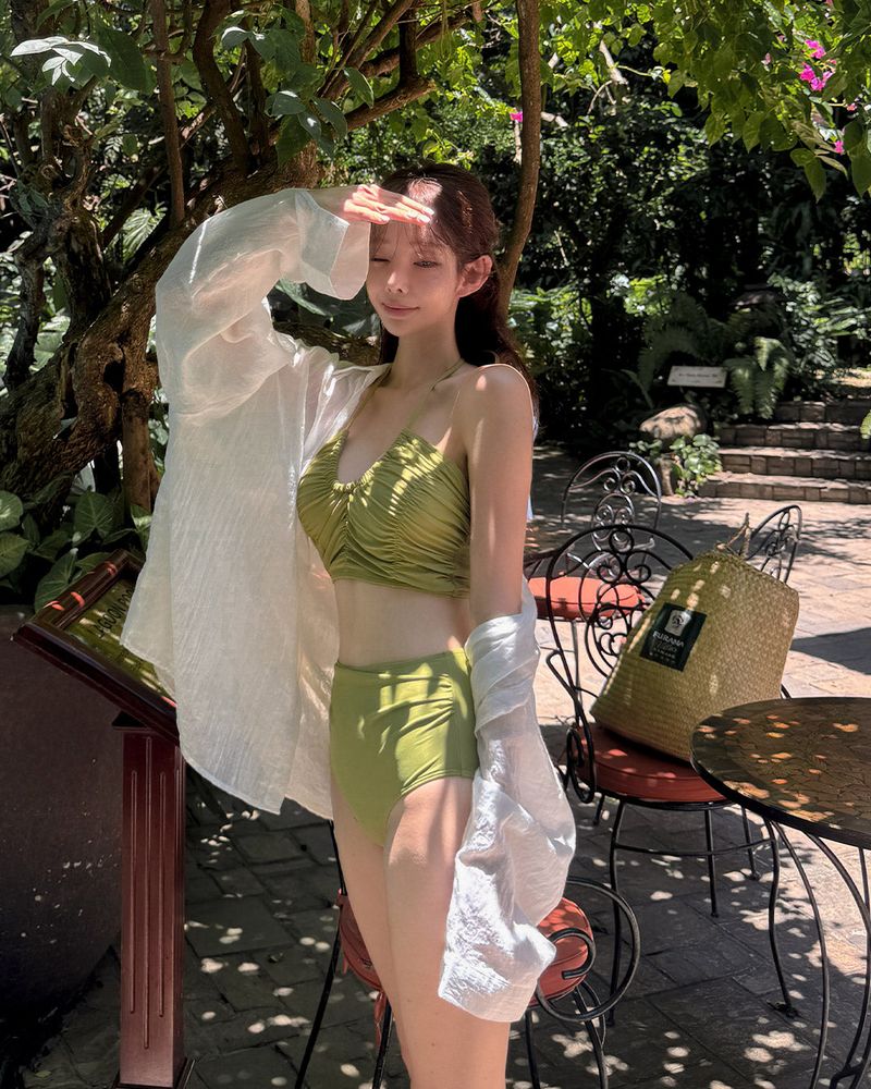 Morent shirring bikini