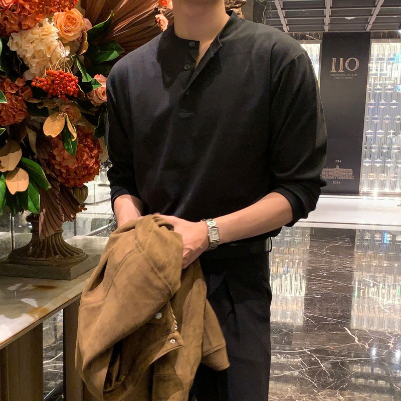lemenne(ルメンヌ)の「LMN アーダーオーバーサイズフィットヘンリーロングスリーブTシャツ (6 colors)(トップス)」
