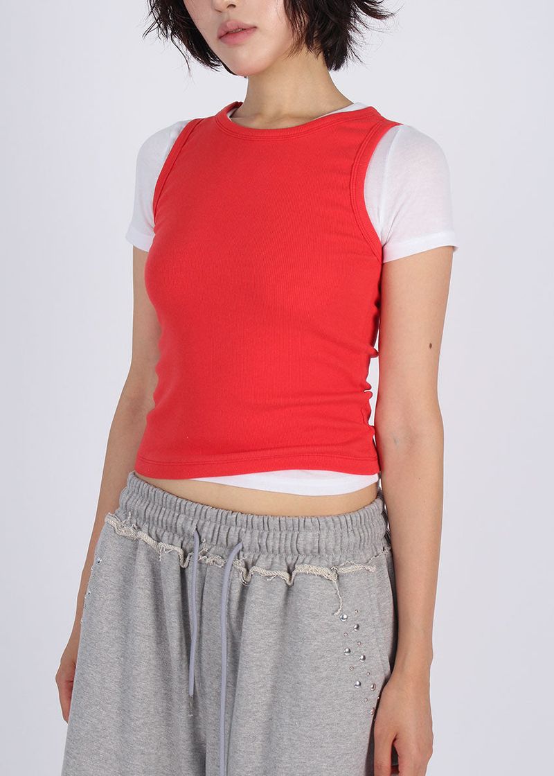 VIVID RIB SLEEVELESS