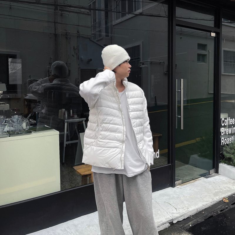 COZINESS(コジネス)の「RT pin lightweight assembled knitwear padded vest (2 colors)(Jackets/Outerwear)」
