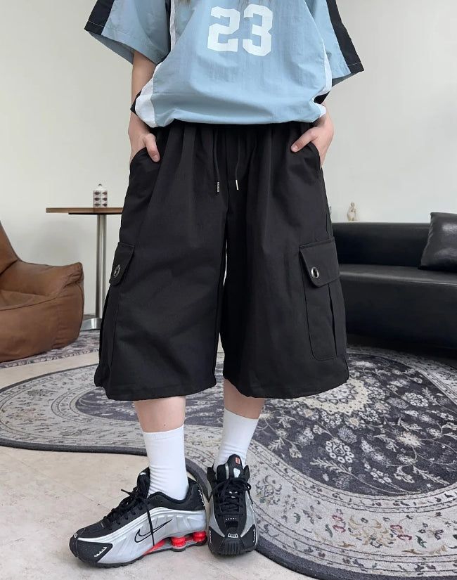 SATIIIZ（サティーズ）の「Ber Cross Eyelet Bermuda Pants（Pants）」