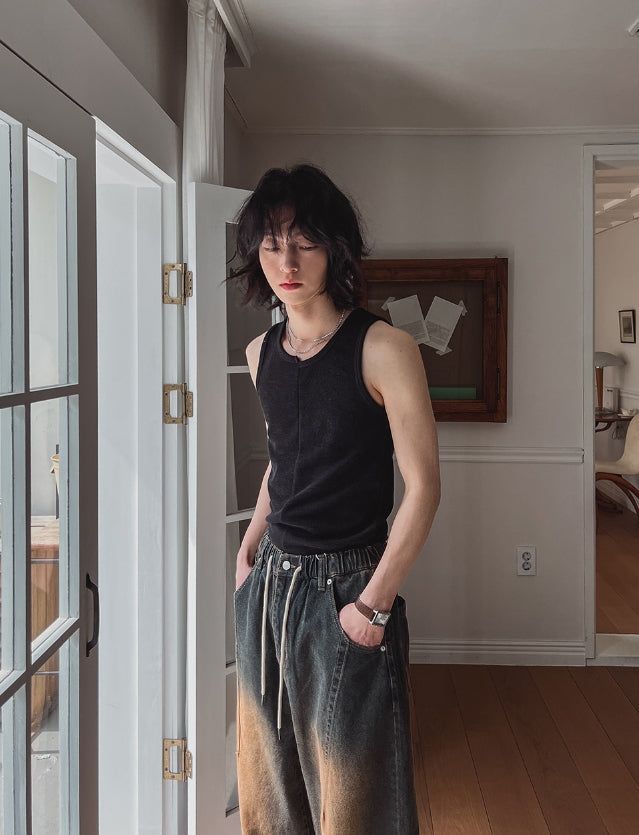 Prow Unbalanced Cutting Sleeveless