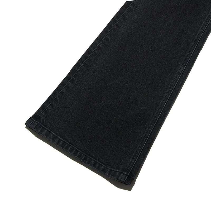 CHERRY BOOTS CUT DENIM PANTS [CHARCOAL]