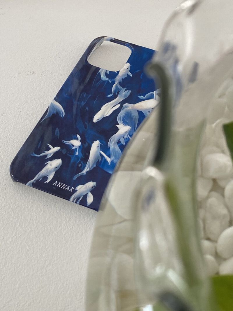 [deep ocean koi goldfish hard case]