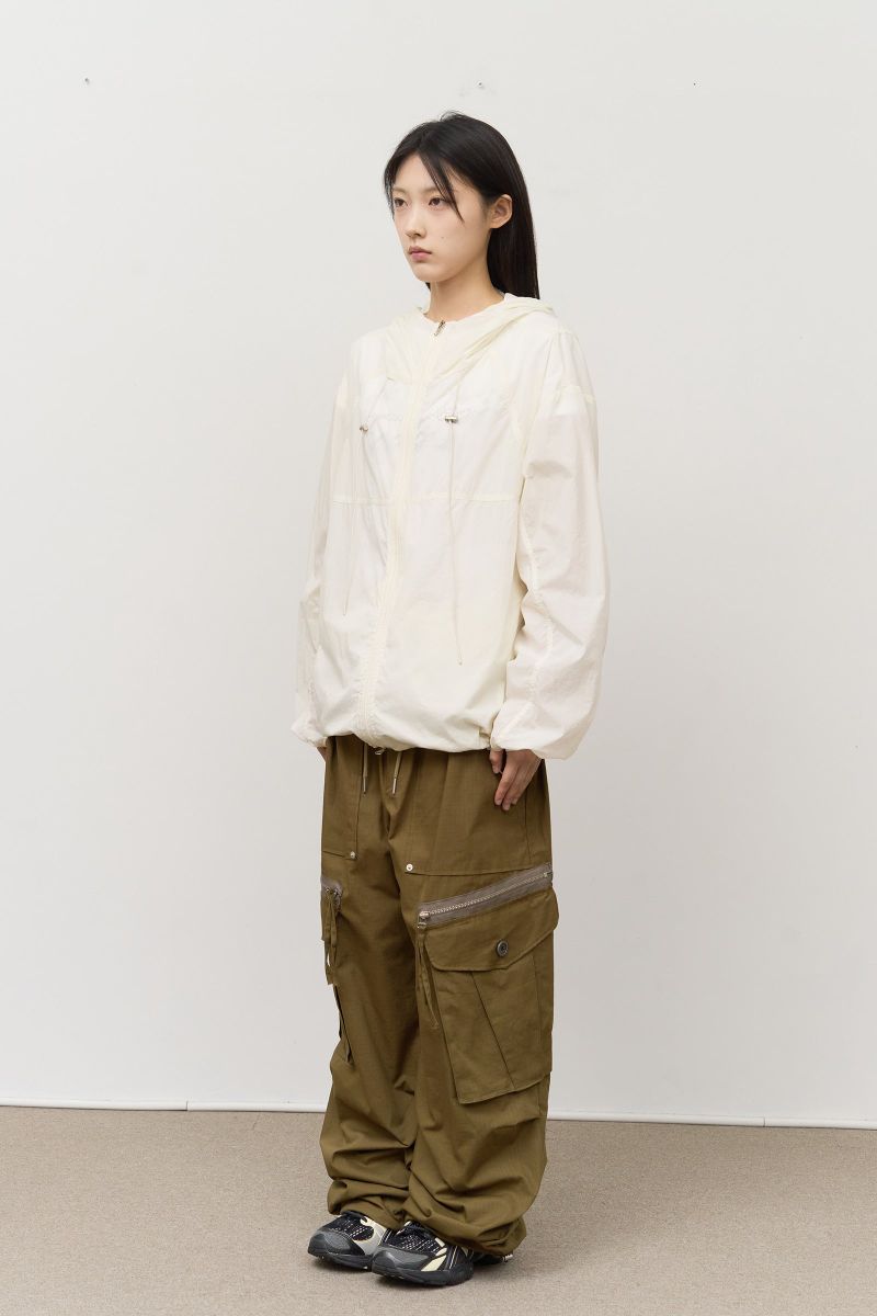 Conte Zipper Rip Cargo Pants