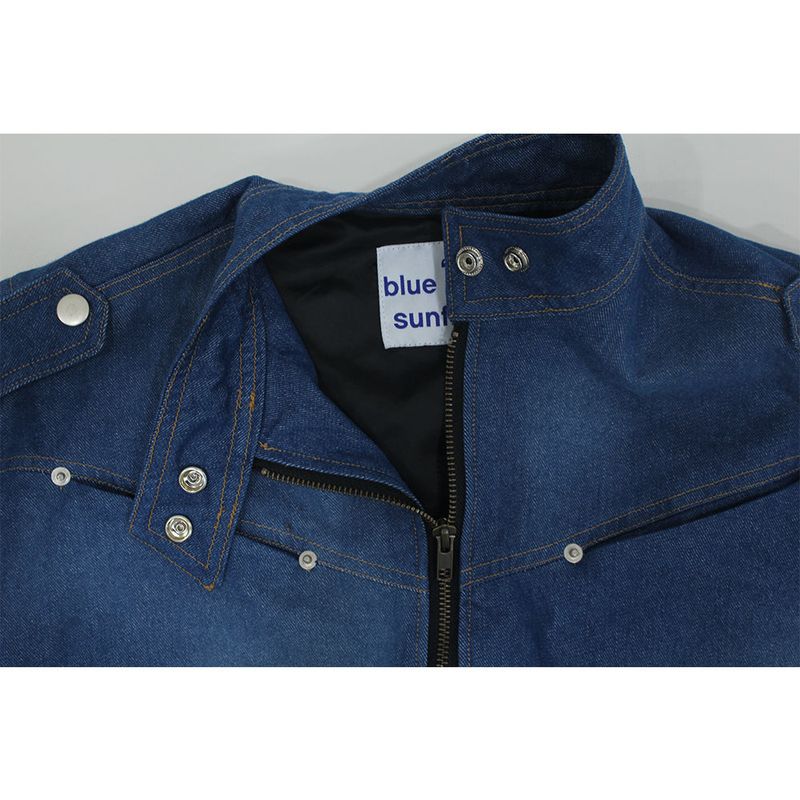 Bluesf Dusty Biker Denim Blouson