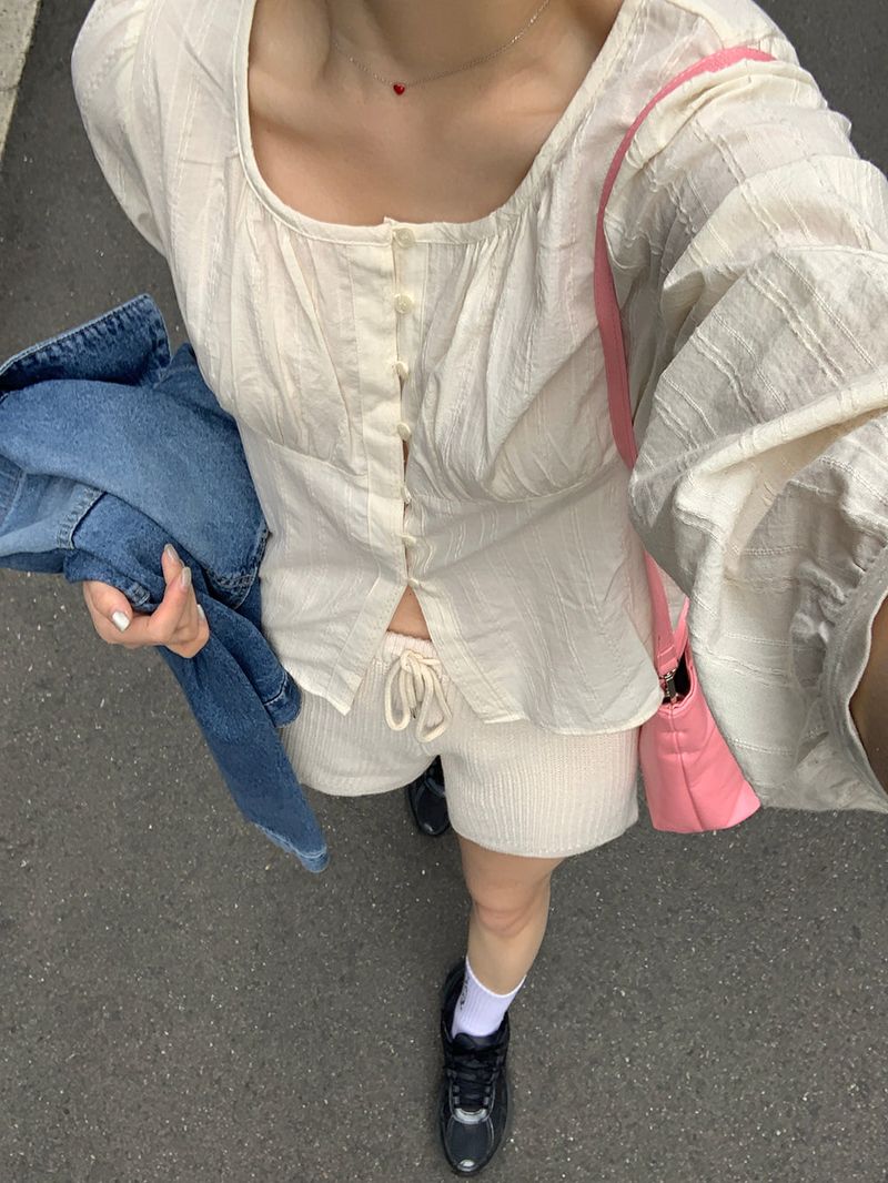 [MADE] Tiber Knit Banded Short Pants