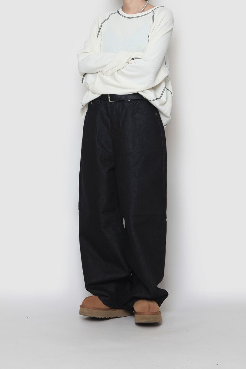 Beazy snap raw pants