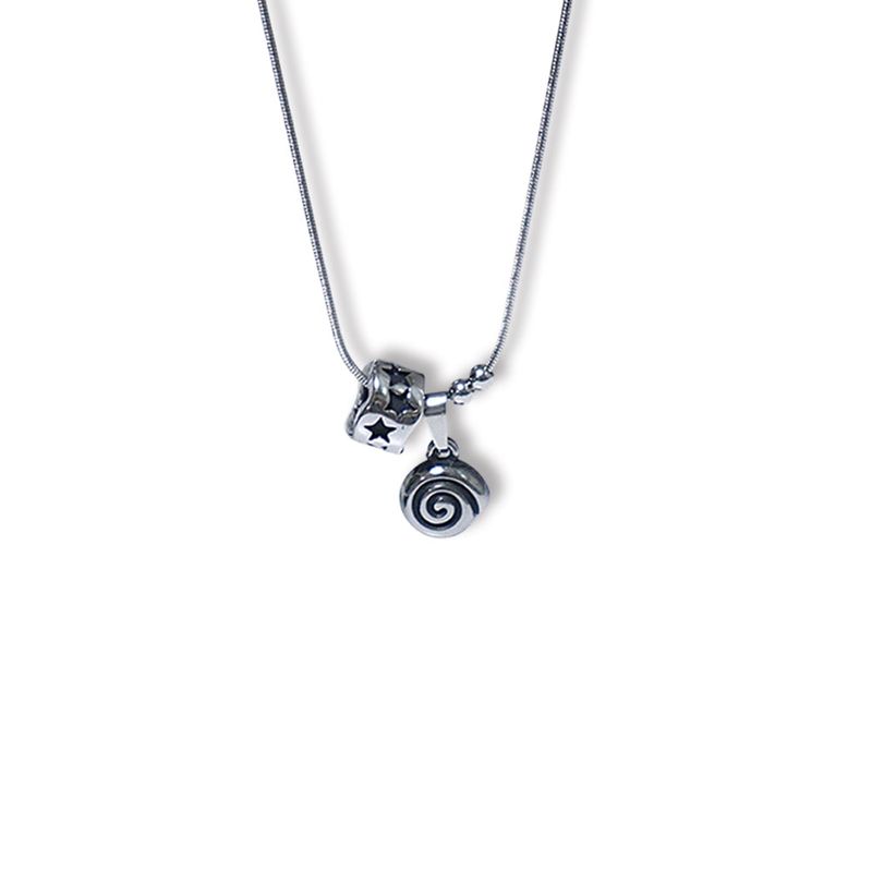 RUNARING（ルナリング）の「All surgical steel black tornado necklace（Accessories）」