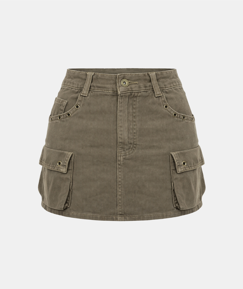 Bruno Utility Denim Skirt