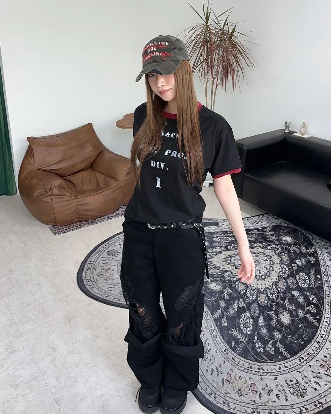 Det Dual Eyelet Long Belt