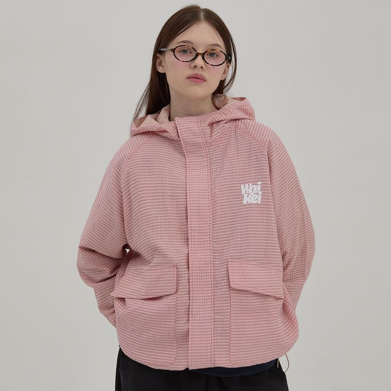 Reversible Check Windbreaker