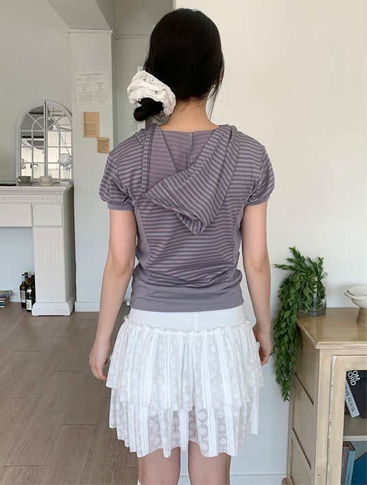 HAZY STRIPE HOODIE (2C)