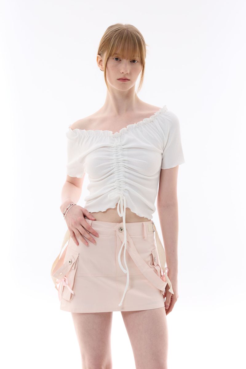 XOXO OFF-SHOULDER / WHITE