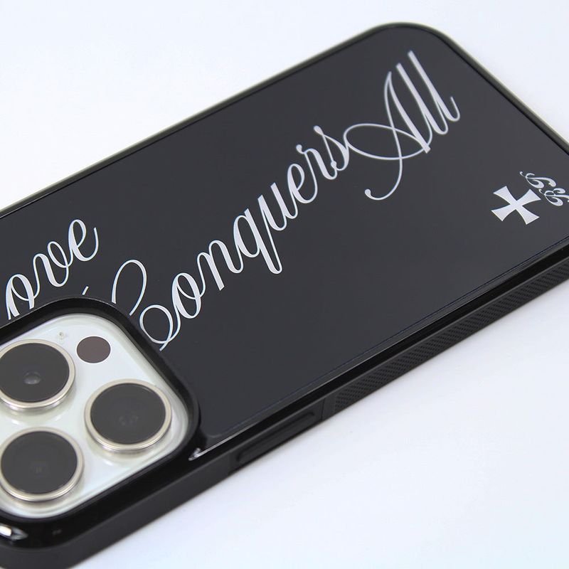 Love All glass case (black)